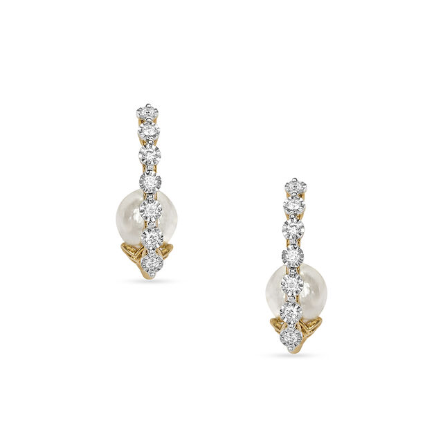 Tanishq 18KT Diamond Earrings for Women 