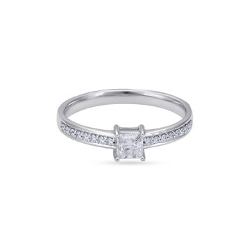 Tanishq 18 KT Diamond Finger Ring for Women