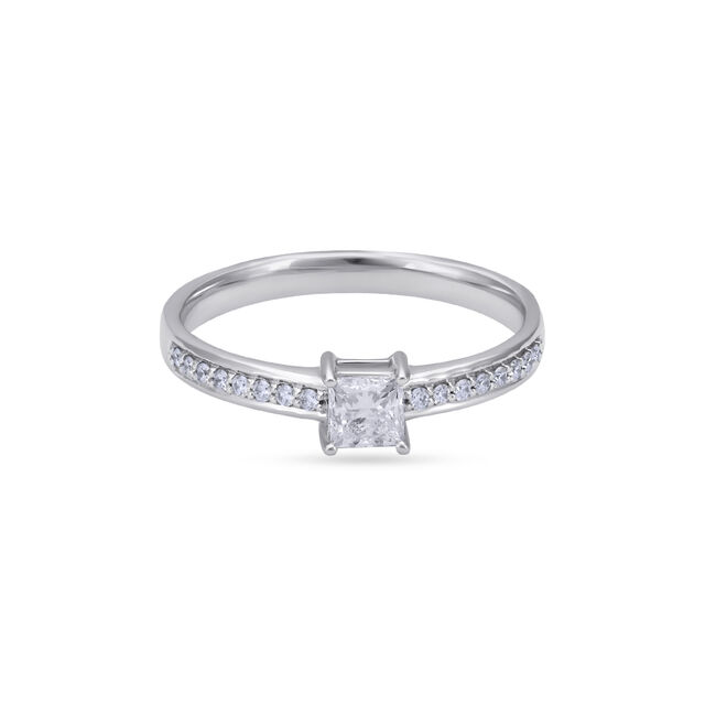 Tanishq 18 KT Diamond Finger Ring for Women 