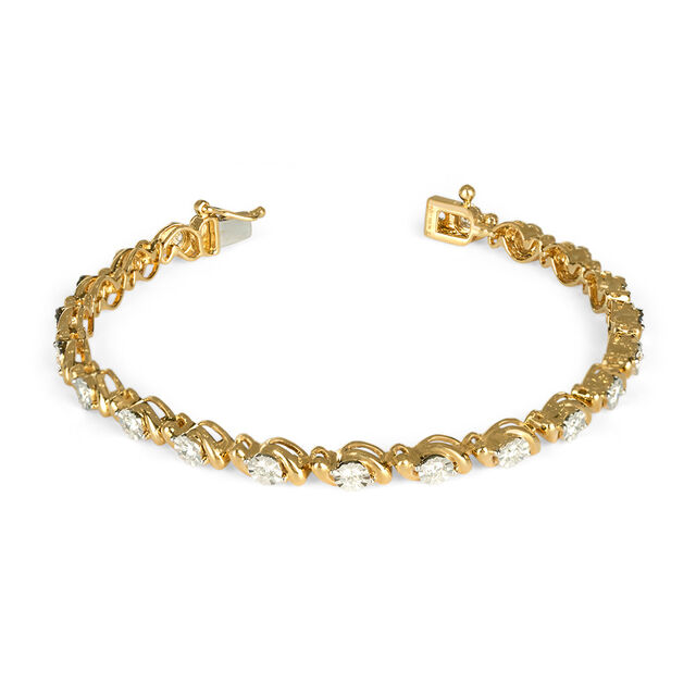 Tanishq 18KT Diamond Bracelet for Women 