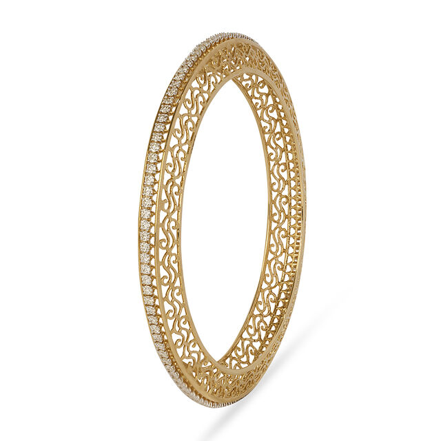 Tanishq 18KT Diamond Bangle for Women 2