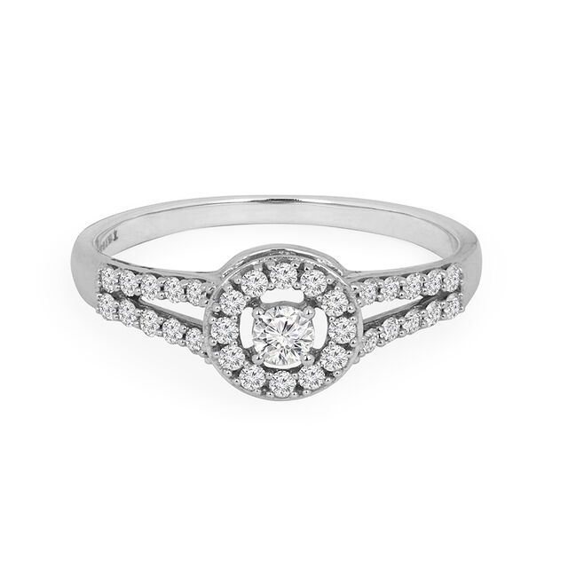 Halo Diamond Finger Ring 2