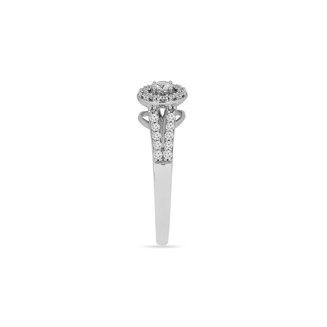 Halo Diamond Finger Ring 5