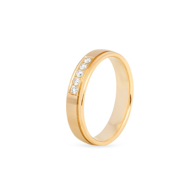 Suave 18 Karat Yellow And White Gold And Diamond Ring,,hi-res 2
