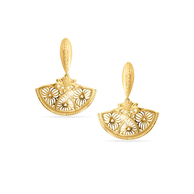Tanishq 18KT  Gold Earrings  for Women 