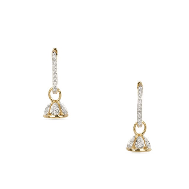 Dainty Diamond Jhumka Earrings,,hi-res 