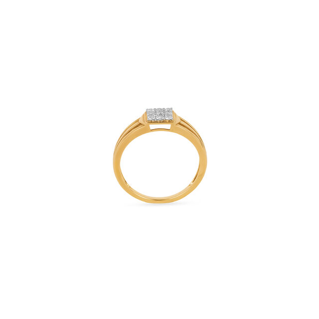 Timeless 18 Karat Yellow Gold And Diamond Finger Ring 4