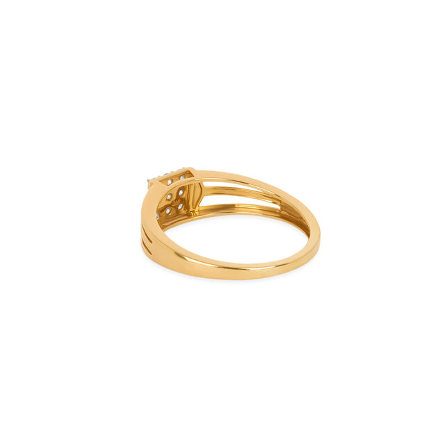 Timeless 18 Karat Yellow Gold And Diamond Finger Ring 5