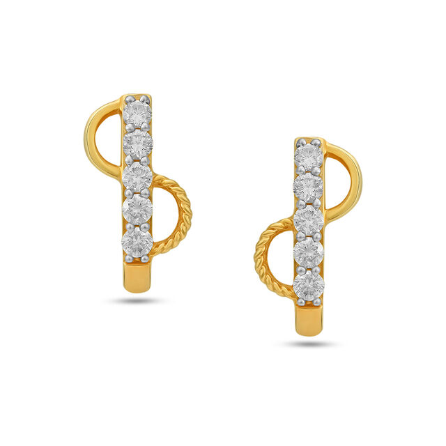 Tanishq 18 KT Diamond Nose Pin for Women 