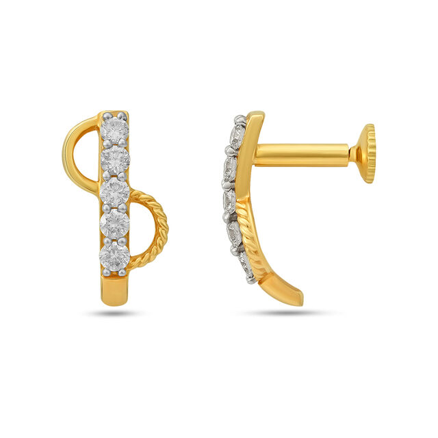 Tanishq 18 KT Diamond Nose Pin for Women 2