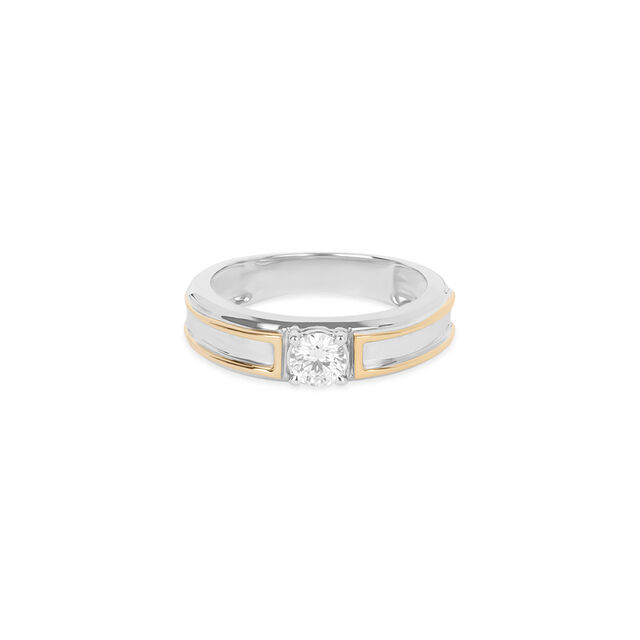 Tanishq 18KT Diamond Finger Ring for Men 2