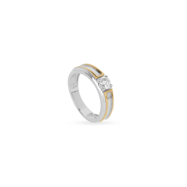 Tanishq 18KT Diamond Finger Ring for Men 3