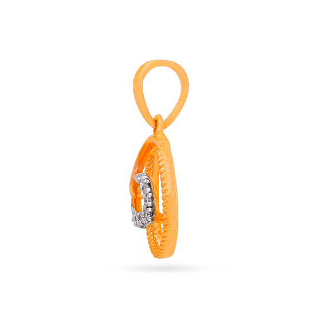 Tanishq 18KT Diamond Pendant for Women 2