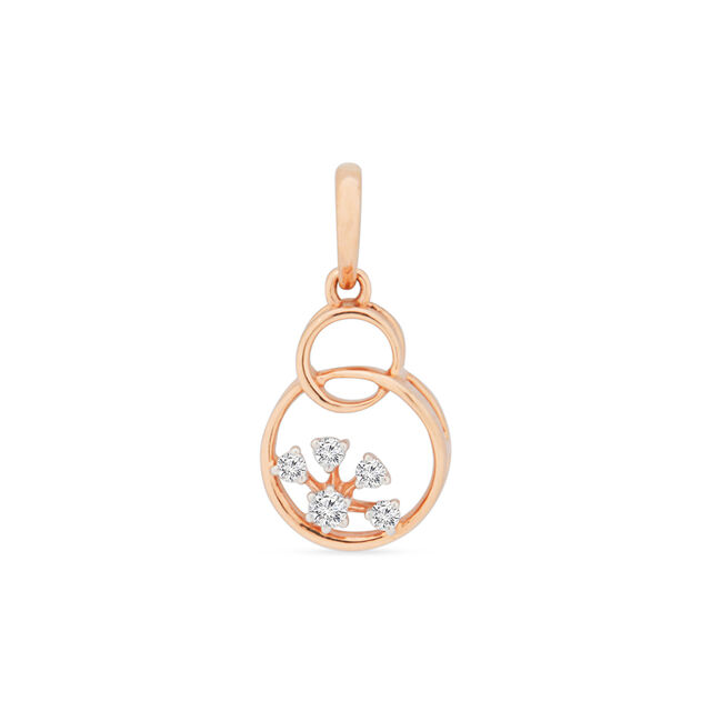 Tanishq 18KT Diamond Pendant for Women 3