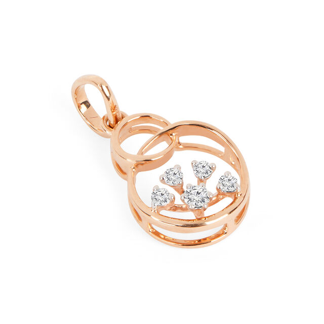 Tanishq 18KT Diamond Pendant for Women 6