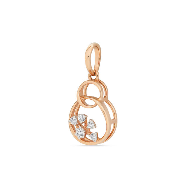 Tanishq 18KT Diamond Pendant for Women 7