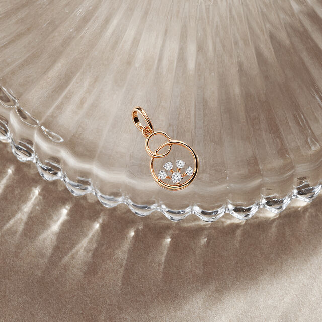 Tanishq 18KT Diamond Pendant for Women 