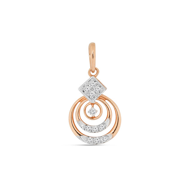 Tanishq 18KT Diamond Pendant for Women 2