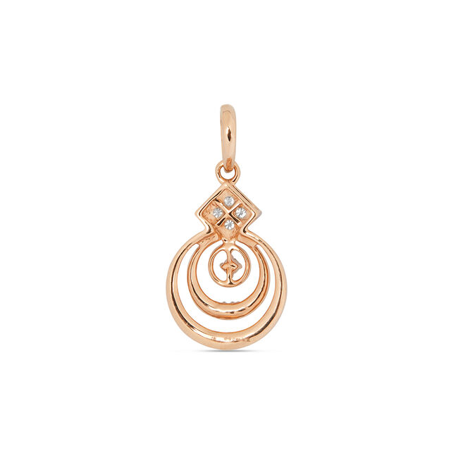 Tanishq 18KT Diamond Pendant for Women 3