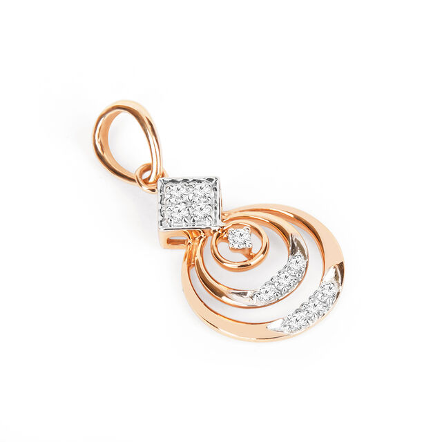 Tanishq 18KT Diamond Pendant for Women 5