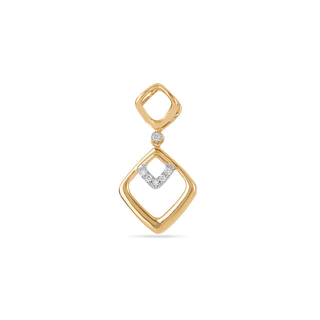 Tanishq 18KT Diamond Pendant for Women 