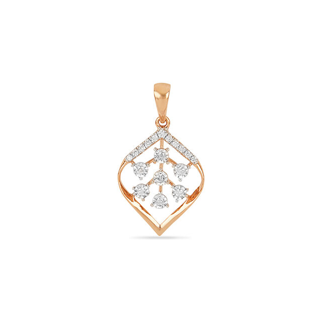 Tanishq 18 Karat Diamond Pendant for Women 