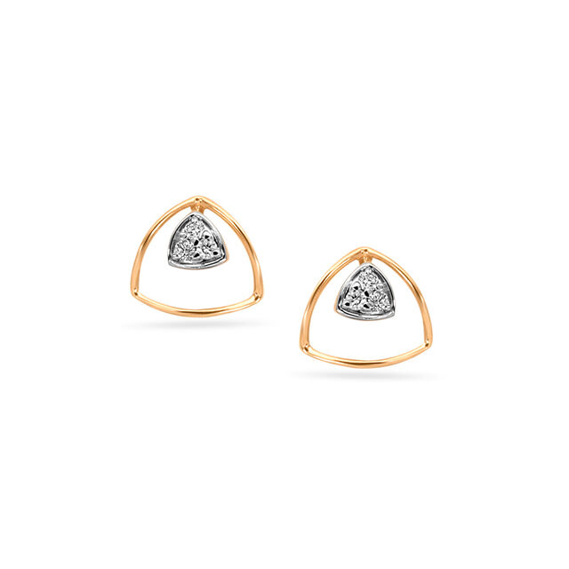 Tanishq 18KT Diamond Earrings for Women 