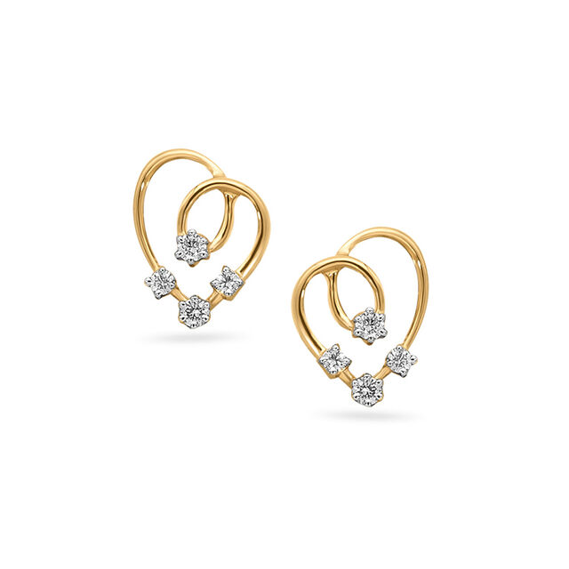 Tanishq 18KT Diamond Earrings for Women 