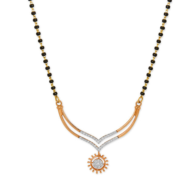 Tanishq 18KT Diamond Mangalsutra for Women 2