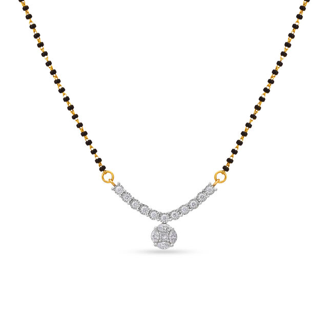 Tanishq 18 KT Diamond Mangalsutra for Women