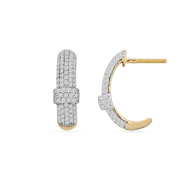 Tanishq 18KT Diamond Earrings for Women 3