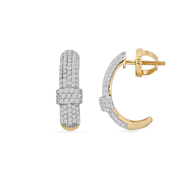 Tanishq 18KT Diamond Earrings for Women 4