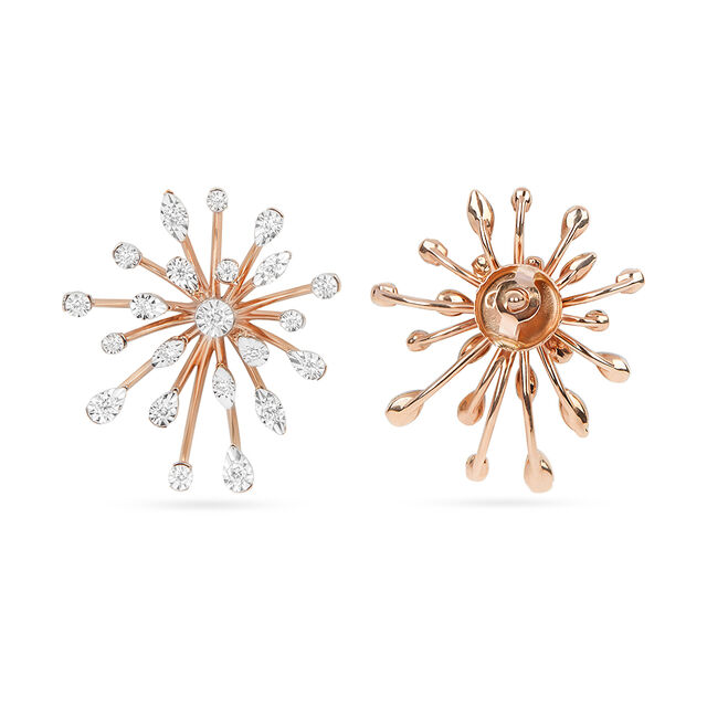Tanishq 18KT Diamond Earrings for Women 5