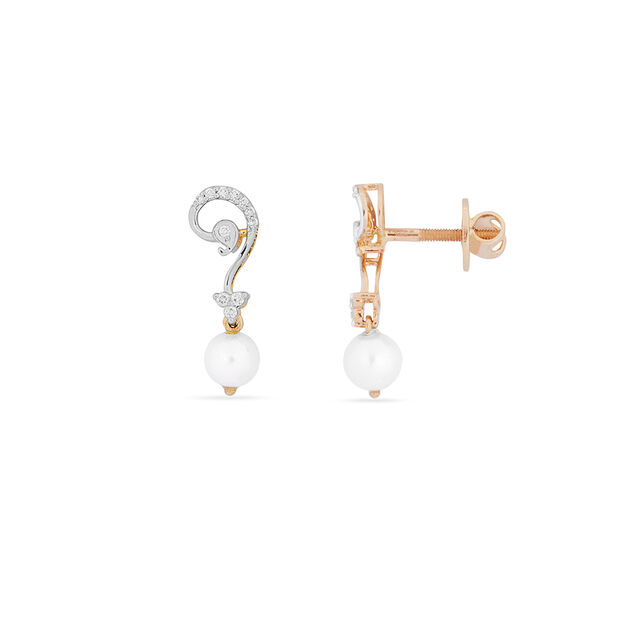 Tanishq 18KT Diamond Necklace Set for Women 5