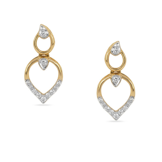 Tanishq 18KT Diamond Earrings for Women 