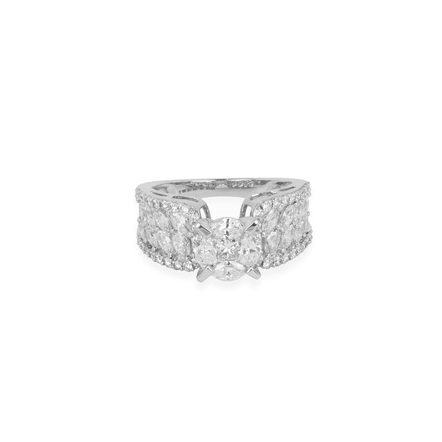 Tanishq 18KT Diamond Finger Ring for Women 