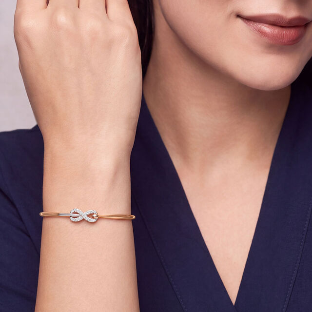 Tanishq 18KT Diamond Bangle for Women 3