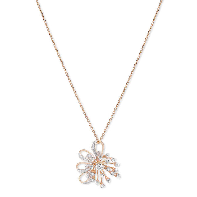 Tanishq 18KT Diamond Pendant for Women 