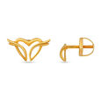Tanishq 18 Karat Gold Earrings for Women 2