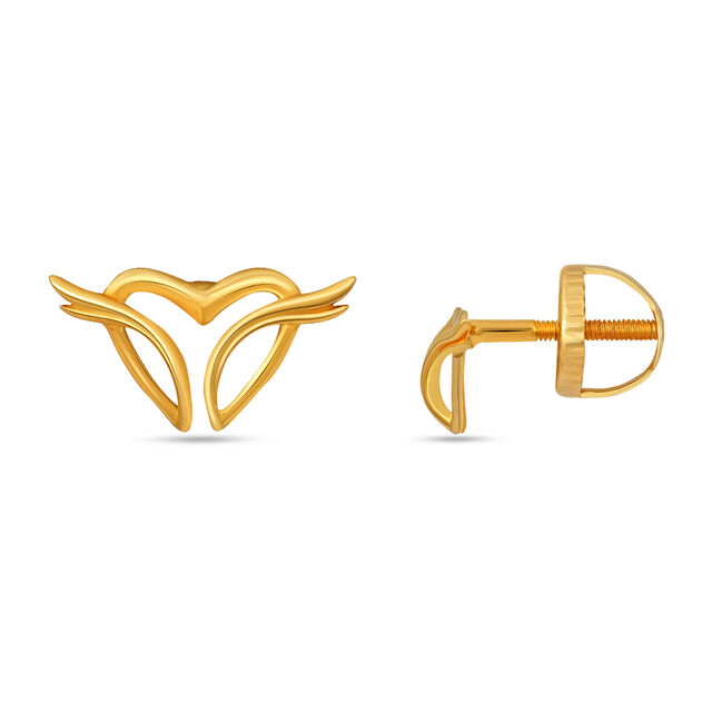 Tanishq 18 Karat Gold Earrings for Women 2
