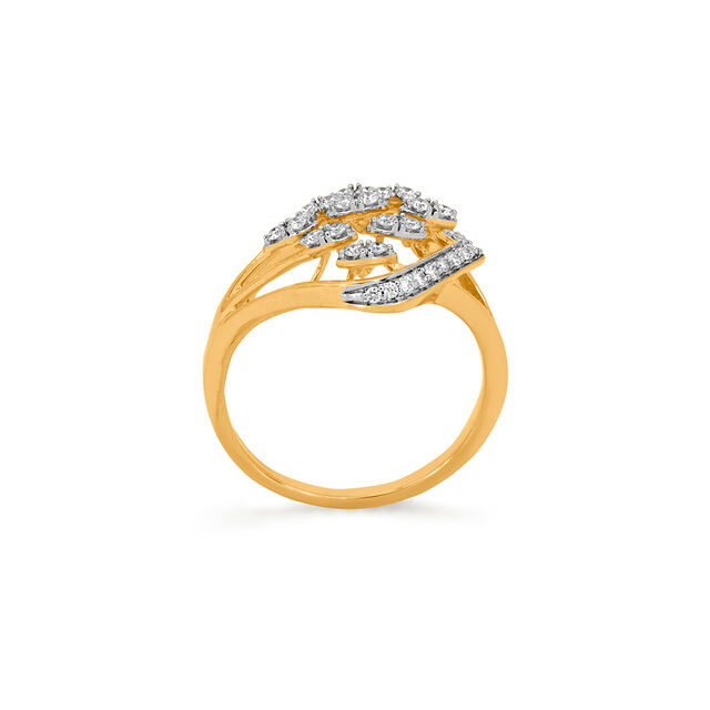 Tanishq 18 KT Diamond Finger Ring for Women