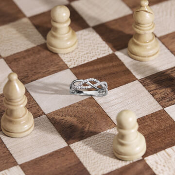 Sparkling Vines Diamond Ring