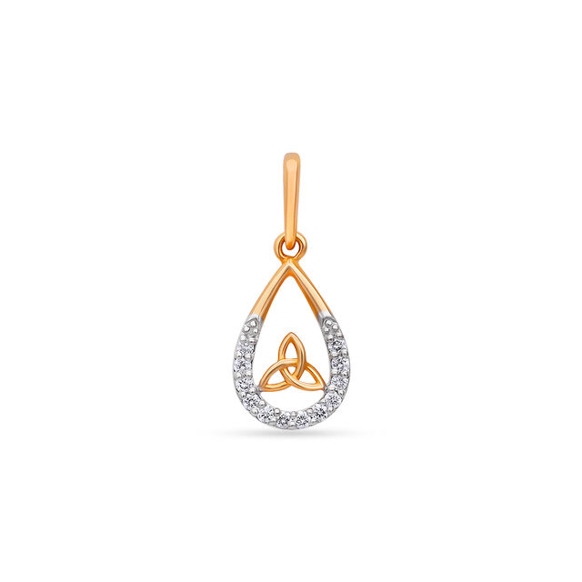 Tanishq 18KT Diamond Pendant for Women