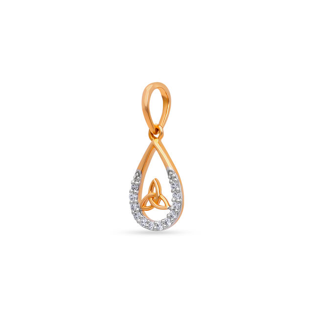 Tanishq 18KT Diamond Pendant for Women