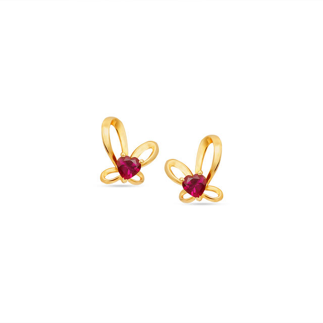 Tanishq 18 Karat Gold Earrings for Women 