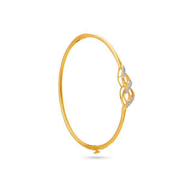 Tanishq 18KT Diamond Bangle for Women 2