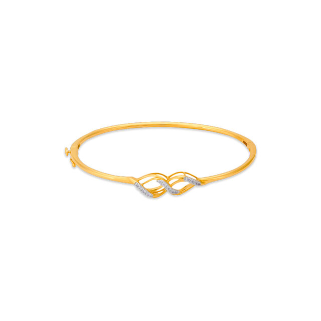 Tanishq 18KT Diamond Bangle for Women 3