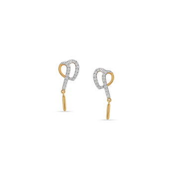 Endless Love Heart Earrings