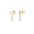 Dual-Heart Diamond Studs 2