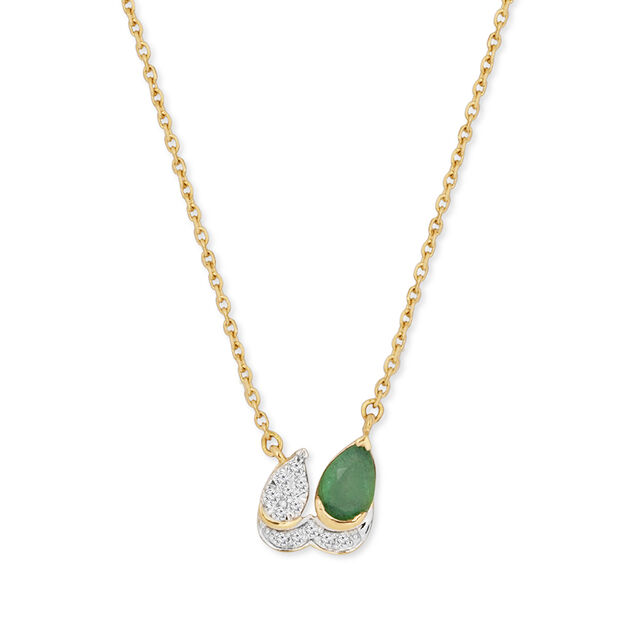 Tanishq 18KT Diamond Pendant with Chain for Women 2